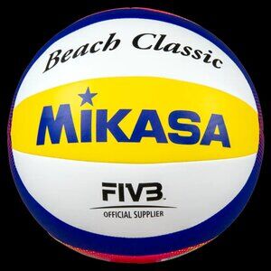 Mikasa Beach Classic Volleyball BV552-C WYBR Official Size 5 Championship Series